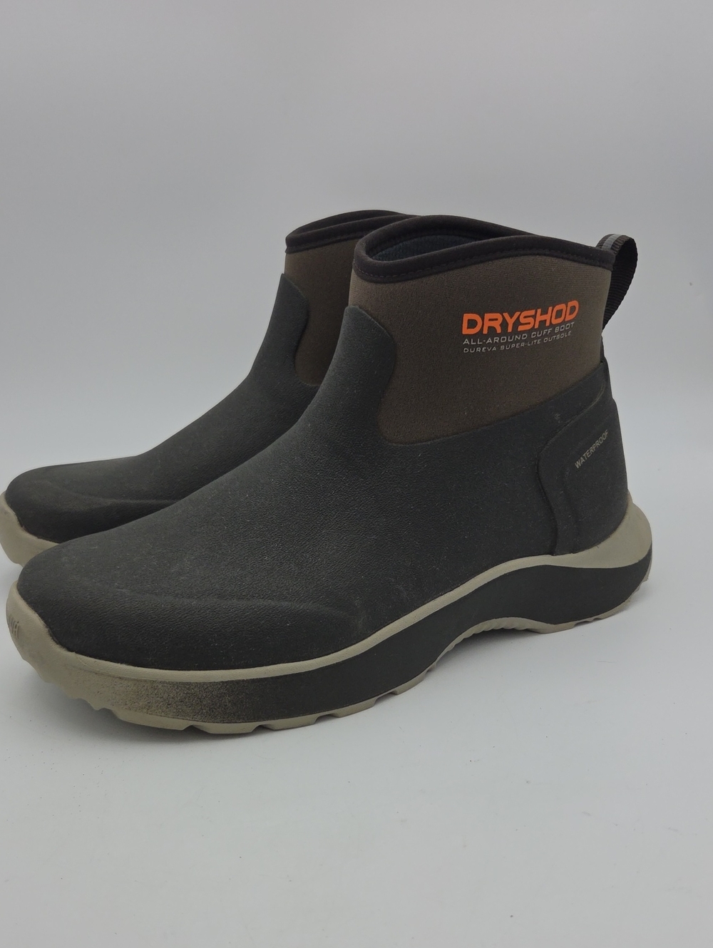Dryshod Men's Evalusion All-Around Cuff Boot Brown/Cream Men 8 Waterproof